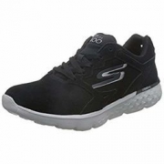 中亚Prime会员、限35码：Skechers 斯凯奇 女 休闲跑鞋 黑色/灰色