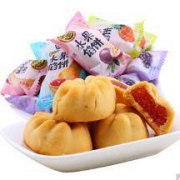 徐福记 水果馅饼 百香果味 500g
