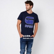 G-STAR RAW Cadulor 男士棉质印花短袖T恤 Prime会员凑单免费直邮含税