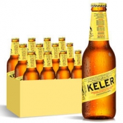 西班牙原装进口 ：KELER  开勒啤酒 250ml*12瓶装 *2件
