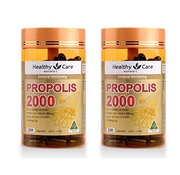 澳洲进口！Healthy Care蜂胶软胶囊200粒*2瓶