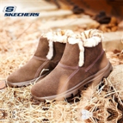 限35码，Skechers 斯凯奇 On-The-Go 女士真皮轻质雪地靴
