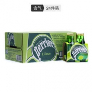 Perrier 巴黎水 含气青柠味饮料 330ml*24瓶