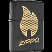 ZIPPO 之宝 29686 商标网纹之上 煤油防风火机