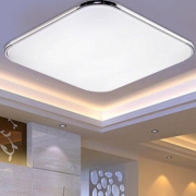HAIDE 海德照明 LED吸顶灯 方形银系列 24W 白光