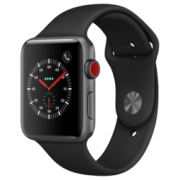 16点：Apple 苹果 Watch Series 3智能手表 42毫米（GPS+蜂窝网络 运动型表带）