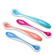 Nuby 努比 Hot Safe Spoons 感温变色软勺 4个装