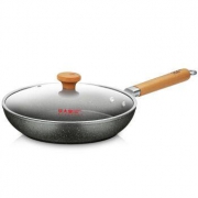 COOKER KING 炊大皇 DZBI28HF4 麦饭石色 平底不粘锅 28cm *2件 +凑单品