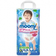 moony 尤妮佳 男婴用拉拉裤 XL38片 *5件