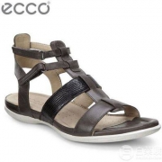 国内￥799，ECCO 爱步 闪耀系列 女士真皮简约休闲凉鞋 4折$52