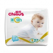 Chiaus 雀氏 薄+C引力 纸尿裤  S27片 *3件