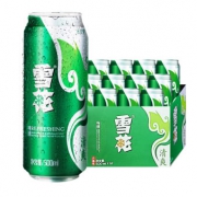 雪花啤酒（Snowbeer）8度清爽啤酒 500ml*12听
