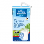欧德堡（Oldenburger） 全脂牛奶 200ml*24盒