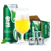 雪花清爽8度啤酒 500ml*12罐/箱