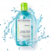 贝德玛（Bioderma）净妍控油洁肤水500ml（蓝水）