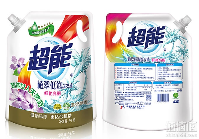 超能植翠低泡洗衣液