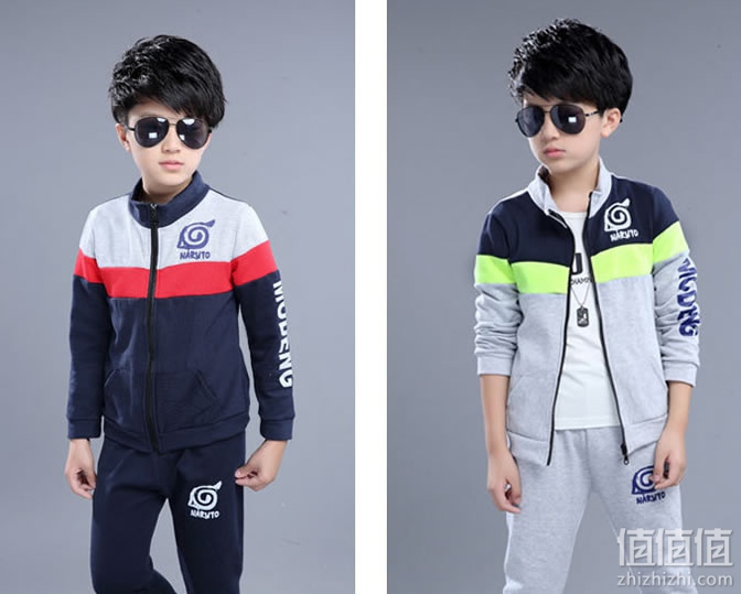 乌龟先森男女童运动卫衣两件套