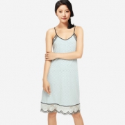 网易严选 设计师款 女式波点吊带睡裙
