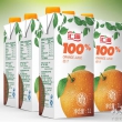 汇源果汁青春版 100%橙汁 1L*5盒