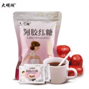 大明湖 纯正阿胶红糖 女生大姨妈 月子期间 产妇适用茶调味品（15gx10袋茶）*5件