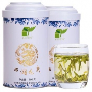 农庄有约 西湖龙井茶 明前一级 100g*2罐 *2件