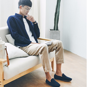 范思哲制造商：网易严选男式休闲一脚蹬豆豆鞋
