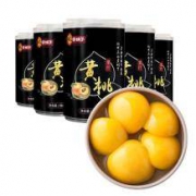 林家铺子 新鲜黄桃罐头 425g*5罐