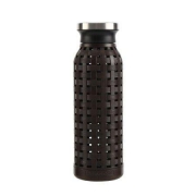 LOCK&LOCK 乐扣乐扣 LLG698BRW 直筒编织款塑玻杯 350ml