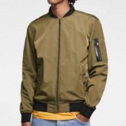 ZARA 08281350500 男士饰边轻便飞行员夹克