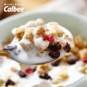 Calbee 卡乐比 北海道产经典麦片 巧克力曲奇味700g+苹果多多味700g