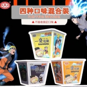 口乐 一乐拉面火影忍者 4种口味混装方形拉面81g*6杯