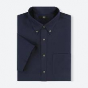 限尺码： UNIQLO 优衣库 DRY EASY CARE 404404 男士短袖衬衫
