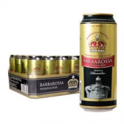 京东PLUS会员：BARBAROSSA 凯尔特人 黑啤酒 500ml*24听*2件