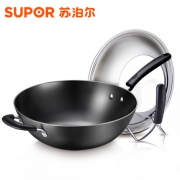 苏泊尔 炒锅 无涂层铁锅 32cm