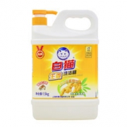 京东Plus会员：Baimao 白猫 生姜洗洁精 1500g