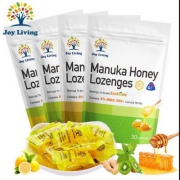 抑菌润喉，新西兰进口 JoyLiving 麦卢卡MGO250+蜂蜜硬糖30粒*2盒 ￥75包邮 赠进口玫瑰糖1盒