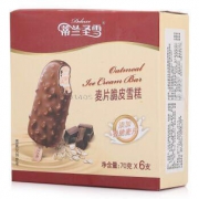 MENGNIU 蒙牛 蒂兰圣雪雪糕 麦片脆皮口味 70g*6支 *18件