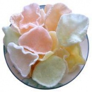 龙海胜 彩色虾片 自己炸 500g