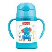 Fisher- Price 费雪 保温吸管学饮杯 蓝色 300ml *2件