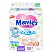 kao 花王 Merries 妙而舒 婴儿纸尿裤 S号 82片 *4件
