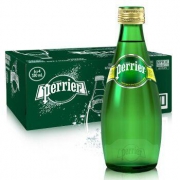 Perrier 巴黎水 气泡矿泉水 原味 330ml*24瓶
