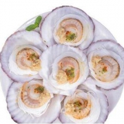 獐子岛 冷冻蒜蓉粉丝扇贝 400g 12只