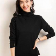 魅丽体验 纯色早秋毛衣女