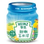 Heinz 亨氏 婴幼儿蔬果泥 113g 玉米味 *16件