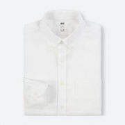 UNIQLO 优衣库 400655 男士弹力修身牛津纺衬衫