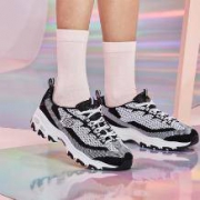 限尺码：Skecher 斯凯奇 熊猫款D'Lites 女士运动休闲鞋11955