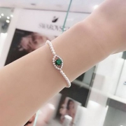 18年秋冬新款，SWAROVSKI 施华洛世奇 女士恶魔之眼绿眼睛手链 5429733