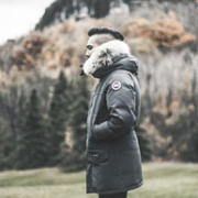 Canada Goose Langford 修身款 男士长款羽绒服