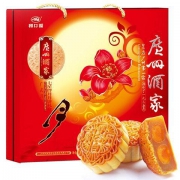 广州酒家 利口福 七星伴月月饼 盒装 922.5g  *2件