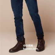 18年秋冬新款，Clarks 其乐 Hale Rise 男士牛皮高帮休闲鞋 Prime会员免费直邮含税